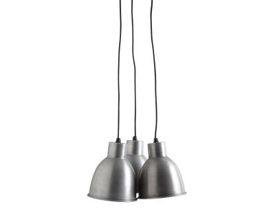 Suspension 3 lampes en zinc