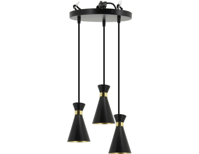 Suspension en métal et cuivre