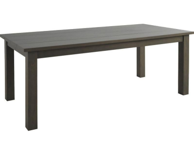 Table en bois noir 6 personnes