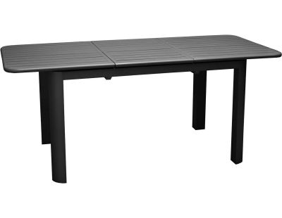 Table en aluminium avec allonge Eos 130-180 cm (Graphite)