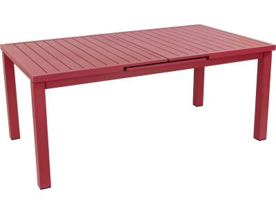 Table en aluminium extensible 8 à 10 personnes Santorin (Terracotta)