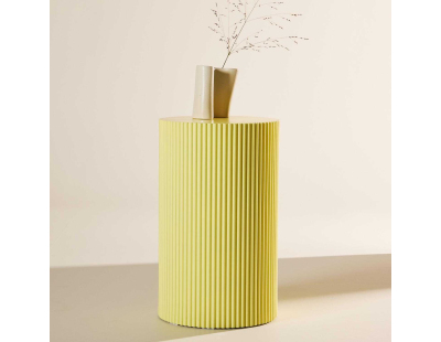 Table d'appoint en MDF Lenox (Jaune)