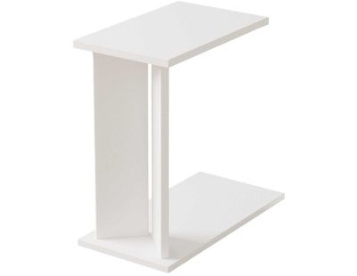 Table d'appoint en aggloméré Lun (Blanc)