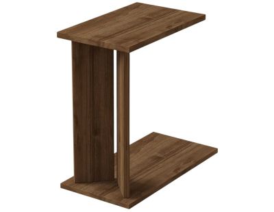 Table d'appoint en aggloméré Lun (Noyer)