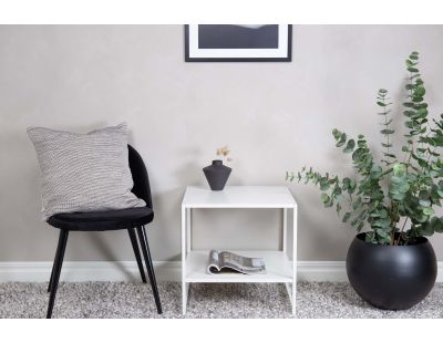 Table d'appoint avec étagère  en acier Staal
