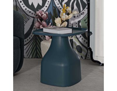 Table d'appoint en plastique Gea 48 x 48 x 50 cm (Bleu)