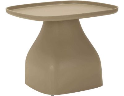 Table d'appoint en plastique Gea 48 x 48 x 38 cm (Gris)