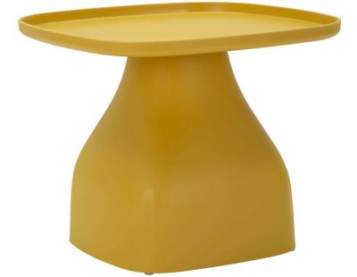 Table d'appoint en plastique Gea 48 x 48 x 38 cm (Jaune)