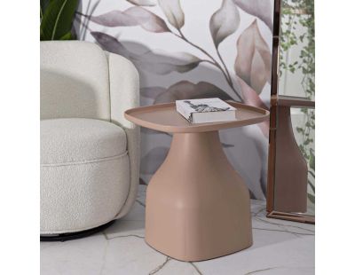 Table d'appoint en plastique Gea 48 x 48 x 50 cm (Rose)