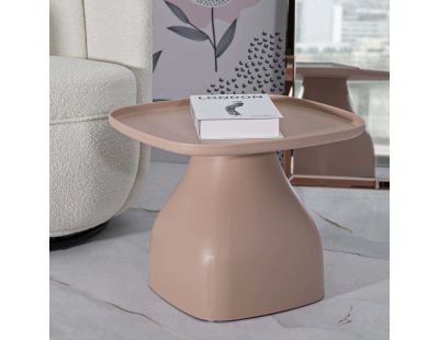 Table d'appoint en plastique Gea 48 x 48 x 38 cm (Rose)