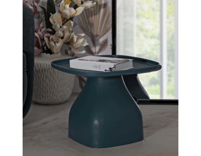 Table d'appoint en plastique Gea 48 x 48 x 38 cm (Bleu)