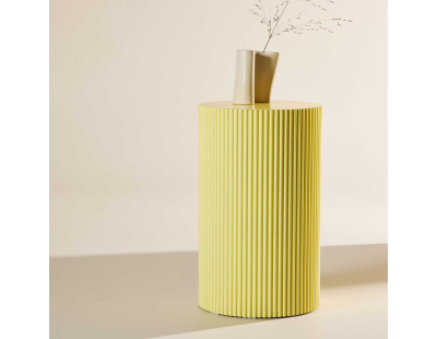 Table d'appoint ronde Ø31 cm Lenox (Jaune)