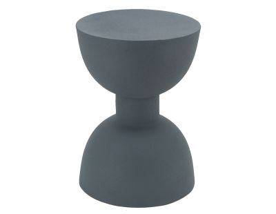 Table d'appoint ronde en métal Sablier (Bleu)