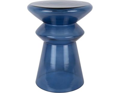 Table d'appoint en verre Amarre (Bleu)