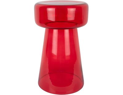 Table d'appoint en verre Corcho (Rouge)