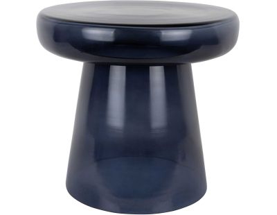 Table d'appoint en verre coloré Simpleza (Gris)