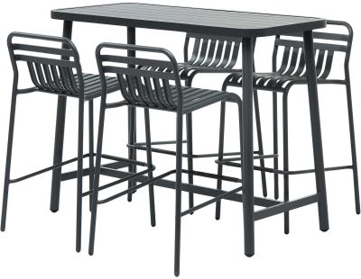 Table de bar mange debout en aluminium Miami