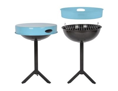 Table barbecue avec plateau amovible (Plateau bleu)