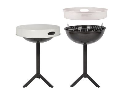 Table barbecue avec plateau amovible (Plateau blanc)
