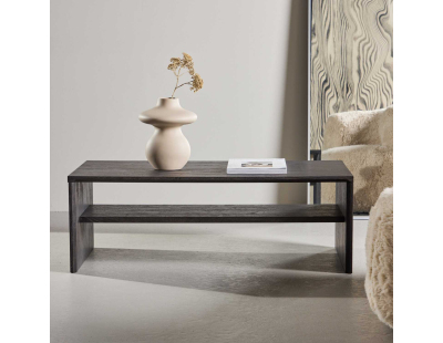 Table basse en MDF Telemarket 110 x 50 x 38 cm (Noir)