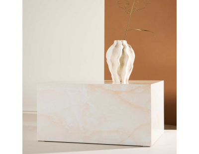 Table basse en MDF York Glossy (Jaune)