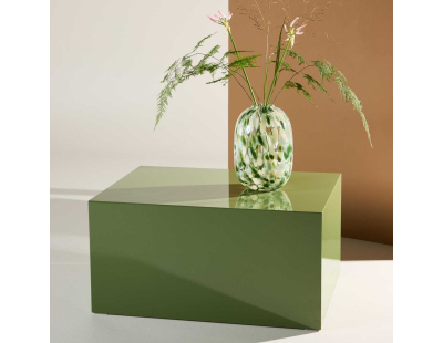 Table basse en MDF York Glossy (Vert foncé)