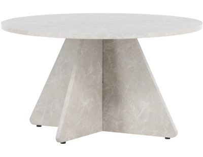 Table basse en MDF effet marbre Bootcut 80 x 45 cm