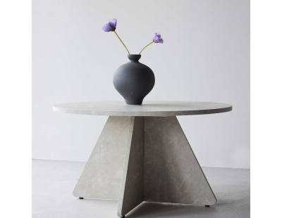 Table basse en MDF effet marbre Bootcut 80 x 45 cm