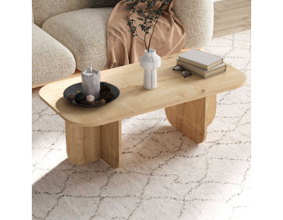 Table basse en aggloméré Becaj (Chêne)