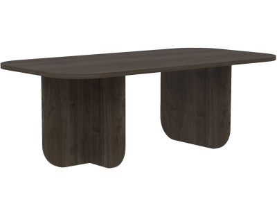 Table basse en aggloméré Becaj (Noyer)