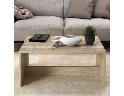 Table basse en aggloméré Lenna (Travertine)