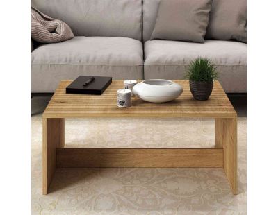 Table basse en aggloméré Lenna (Chêne)
