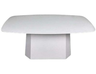 Table basse en aggloméré Lilyum Large (Blanc)
