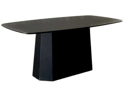 Table basse en aggloméré Lilyum Large (Noir)