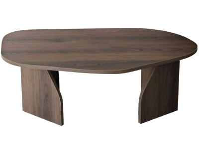 Table basse en aggloméré Rock (Noyer)