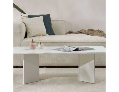 Table basse en aggloméré Sabin (Blanc)