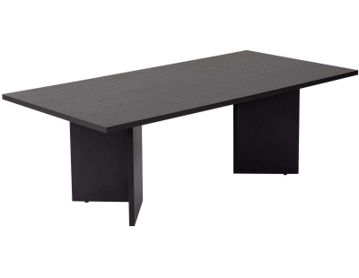 Table basse en aggloméré Sabin (Bois noir)