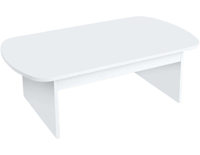 Table basse en aggloméré Theseus (Blanc)