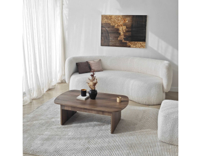 Table basse en aggloméré Theseus (Noyer)