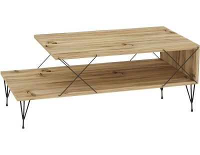Table basse en aggloméré et métal Loire