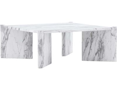 Table basse carré Rogaland (Marbre blanc)