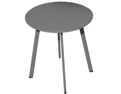 Table basse de jardin en acier Massai 45 cm (Graphite)