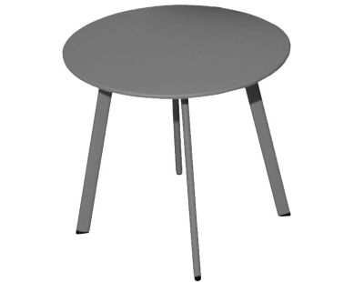 Table basse de jardin en acier Massai 40 cm (Graphite)