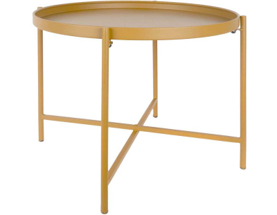 Table basse en métal Meseta (Ocre)