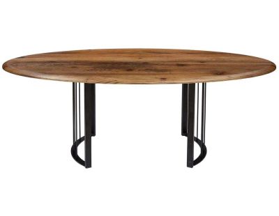 Table basse ovale en aggloméré Tito
