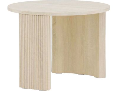 Table basse ronde ø60 cm Bristol (Bois blanchi)