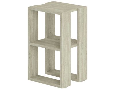 Table de chevet en aggloméré Lonie (Travertine)
