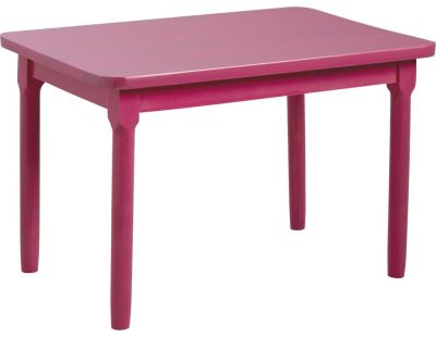 Table enfant en hêtre (Framboise)