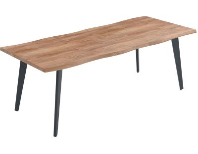 Table extensible plateau en bois 6 à 8 personnes Forest