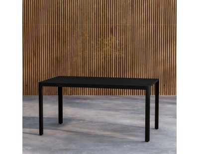 Table extérieure en aluminium 150 x 85 x 72 cm Giardini (Noir)